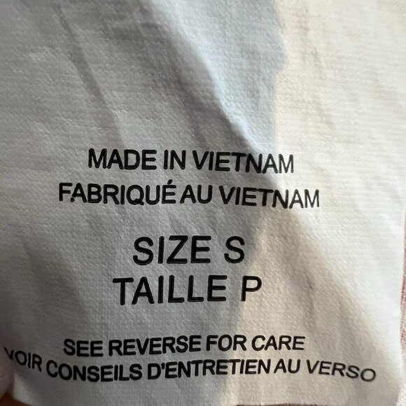 Motherhood Maternity Dress Size Small Pink White Midi Length Baby Shower Church - Picture 10 of 11